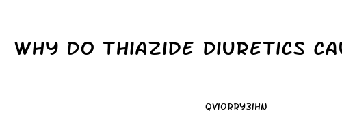 Why Do Thiazide Diuretics Cause Erectile Dysfunction