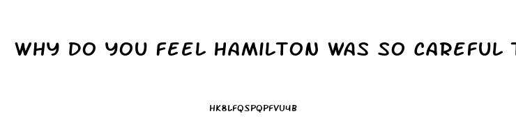 Why Do You Feel Hamilton Was So Careful To Point Out The Relative Impotence Of The Judiciary