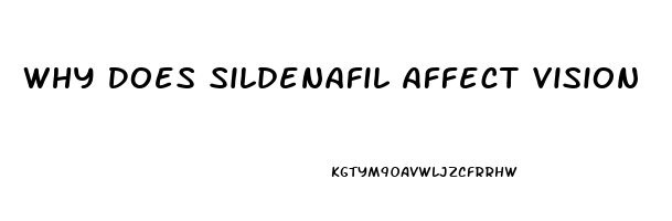 Why Does Sildenafil Affect Vision