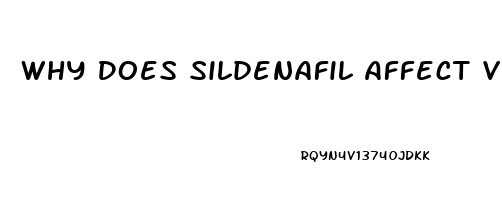 Why Does Sildenafil Affect Vision