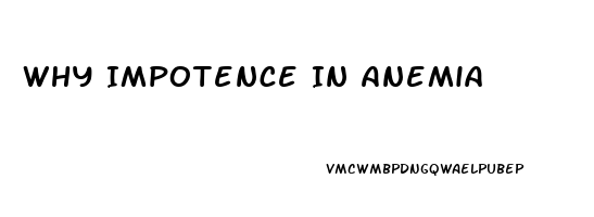 Why Impotence In Anemia