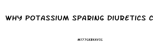 Why Potassium Sparing Diuretics Can Cause Impotence