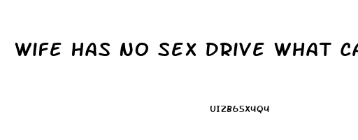 Wife Has No Sex Drive What Can I Do