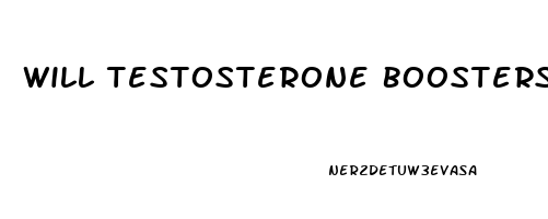 Will Testosterone Boosters Help With Erectile Dysfunction