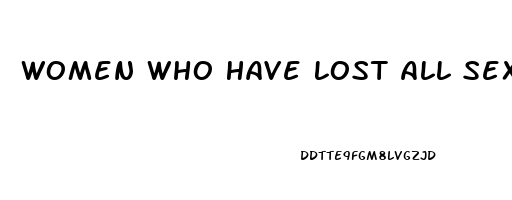 Women Who Have Lost All Sex Drive After Menopause