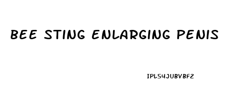 bee sting enlarging penis