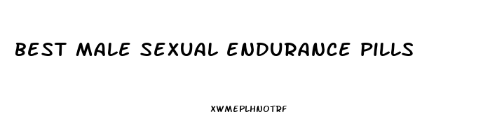 best male sexual endurance pills