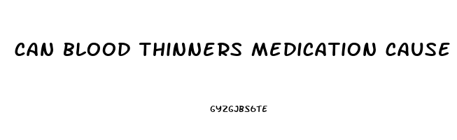 can blood thinners medication cause erectile dysfunction