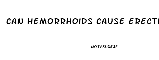 can hemorrhoids cause erectile dysfunction