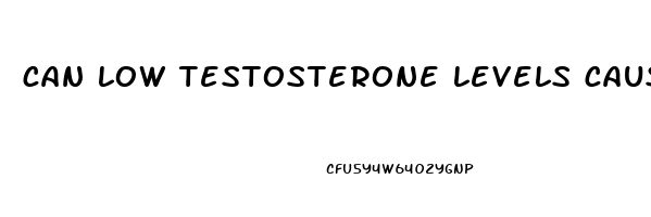 can low testosterone levels cause impotence