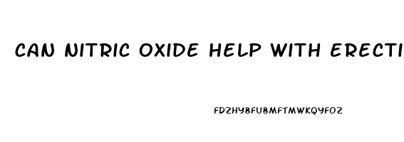 can nitric oxide help with erectile dysfunction