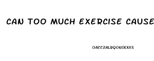 can too much exercise cause impotence