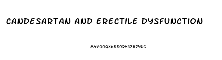 candesartan and erectile dysfunction