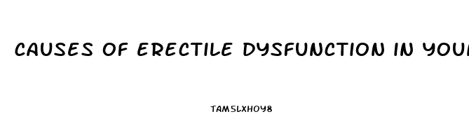 causes of erectile dysfunction in young males