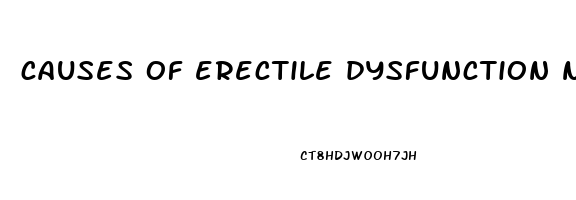 causes of erectile dysfunction nhs