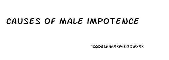 causes of male impotence