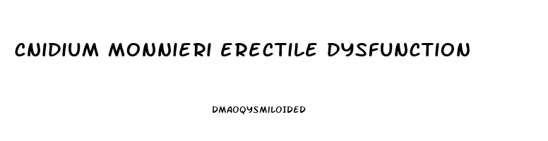 cnidium monnieri erectile dysfunction