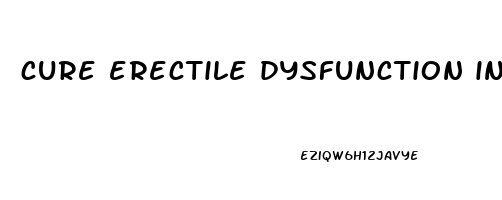 cure erectile dysfunction in minutes