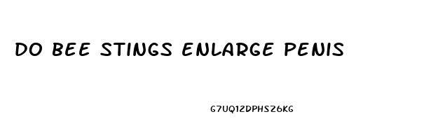 do bee stings enlarge penis