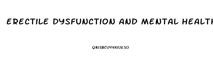 erectile dysfunction and mental health