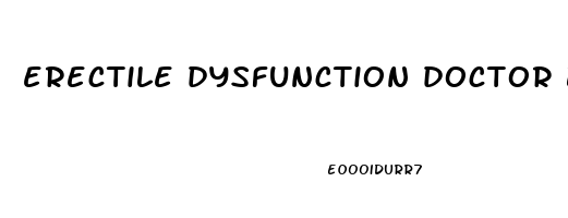 erectile dysfunction doctor bangalore