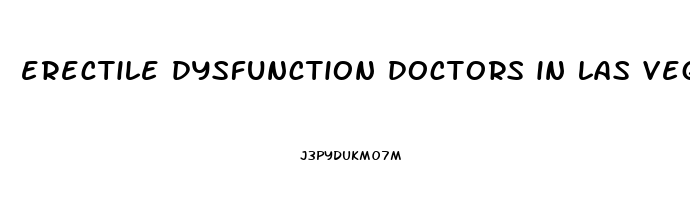 erectile dysfunction doctors in las vegas
