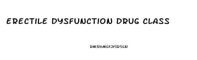 erectile dysfunction drug class