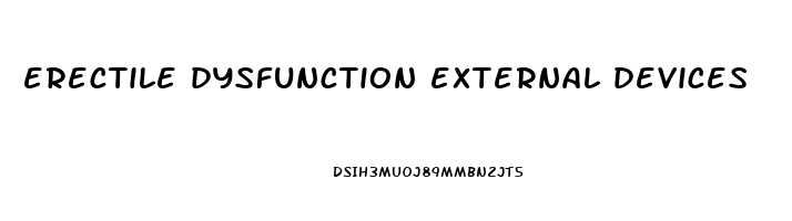 erectile dysfunction external devices
