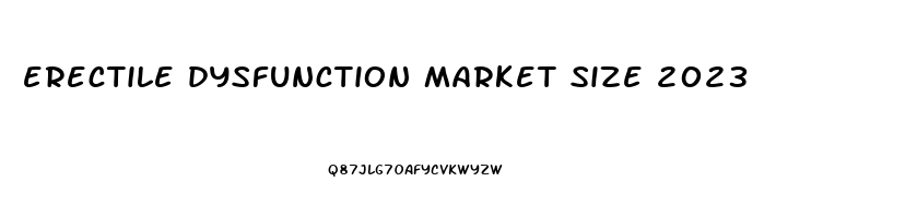 erectile dysfunction market size 2023