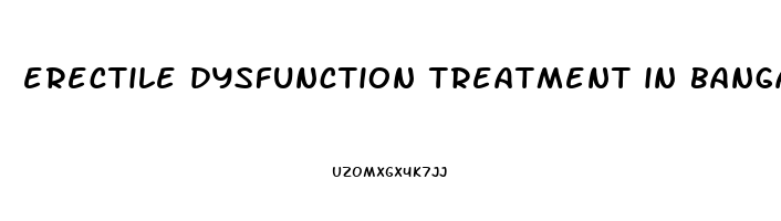 erectile dysfunction treatment in bangalore