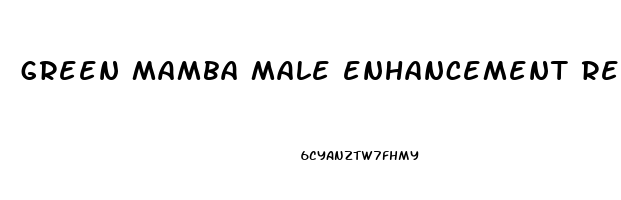 green mamba male enhancement review