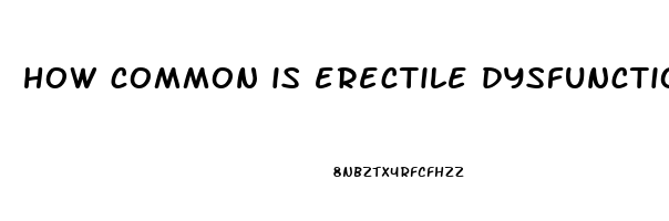 how common is erectile dysfunction in young adults