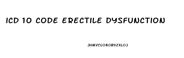 icd 10 code erectile dysfunction