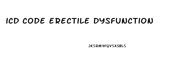icd code erectile dysfunction