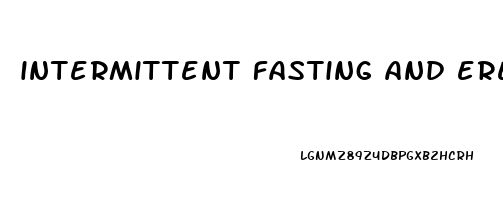 intermittent fasting and erectile dysfunction