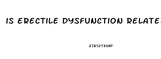 is erectile dysfunction related to heart disease