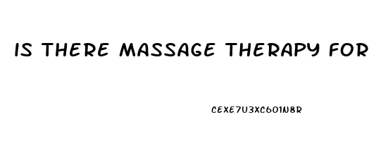 is there massage therapy for erectile dysfunction