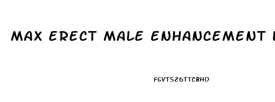 max erect male enhancement lotion