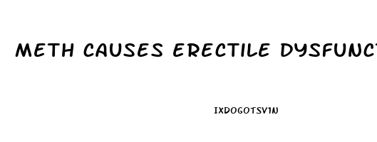 meth causes erectile dysfunction