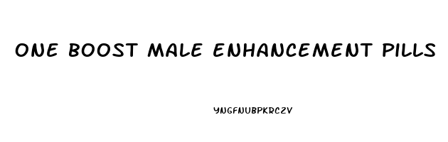 one boost male enhancement pills