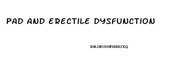 pad and erectile dysfunction