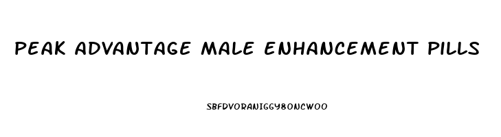 peak advantage male enhancement pills