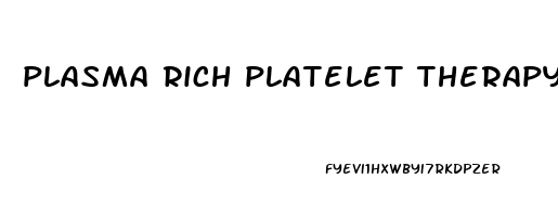 plasma rich platelet therapy for erectile dysfunction bergen county