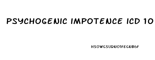 psychogenic impotence icd 10
