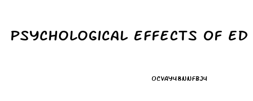 psychological effects of ed