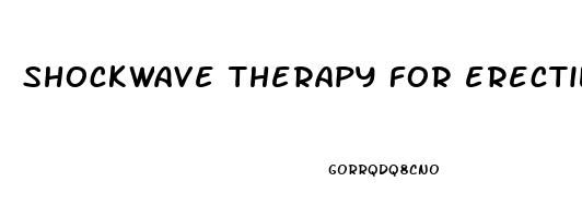 shockwave therapy for erectile dysfunction cost