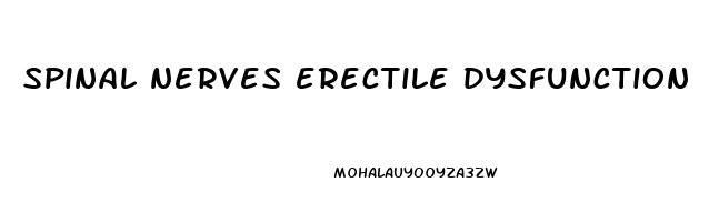 spinal nerves erectile dysfunction