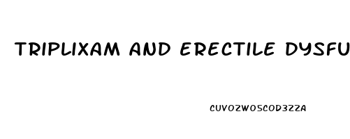 triplixam and erectile dysfunction