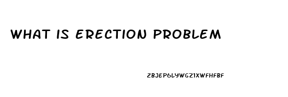 what is erection problem