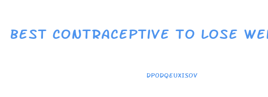 best contraceptive to lose weight